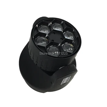 2pcs) 6x15W disco light Bee Eye Beam Light rgbw led 4IN1 dmx 11/14 channels Moving Head Light DJ Stage Party