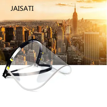 JAISATI Protective helmet bracket anti - splash aluminum alloy bracket mask PVC anti - shock masks