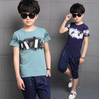 Summer in the new large cotton sports short sleeved sets of leisure sports two sets