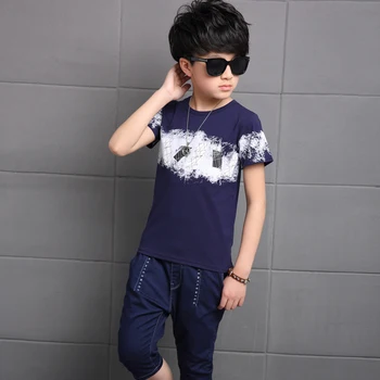 Summer in the new large cotton sports short sleeved sets of leisure sports two sets