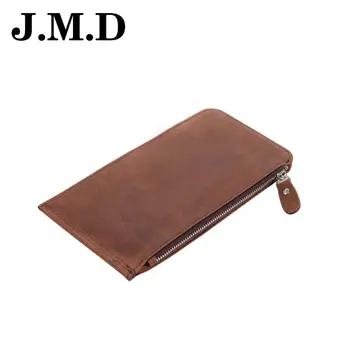 JMD 2017 New Arrive Brand Genuine Leather Men Long Wallets Multi-Card Purse Male Clutch Bags Retro Card Pack JD060