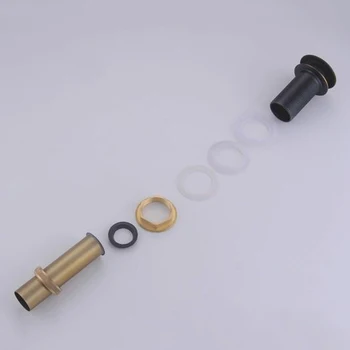 Solid Brass Bathroom Lavatory Sink Pop Up Drain With Bronze Finish Bathroom Parts Faucet Accessories HJ-0406C