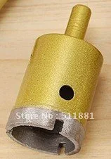 20mm Luxury Diamond Core Drill Bits | 0.8'' marble Ceramic concrete Floor tile openings | Golden color, very nice