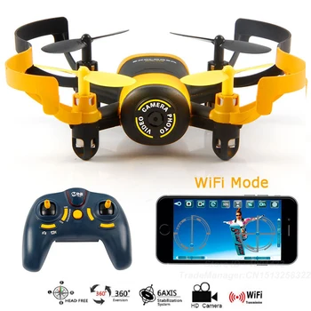 2016 WIFI FPV Drone With WIFI Camera JXD512W 2.4Ghz Mini UFO One-Key-return & Headless Mode RC Quadcopter VS X4 H107C+
