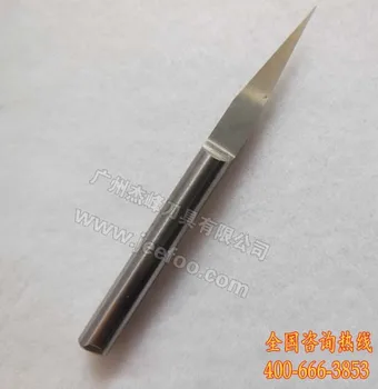 3.175*15Degree*0.1 Jeefoo Flat Bottom Engraving Tools/ Carbide Tool Bits/ V Bit/ PCB Carving Cutters/ Woodworking Router Bit