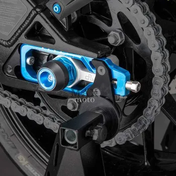 Motorcycle accessories motorbike CNC Rear Axle Spindle Chain Adjuster Tensioners Catena for yamaha MT-09 tracer FZ-09 FJ-09 mt09