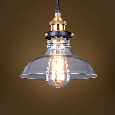 60W Edison Industrial Pendant Light Fixtures Vintage Lamp With Lampshade In Retro Loft Style ,Lamparas De Techo Colgantes