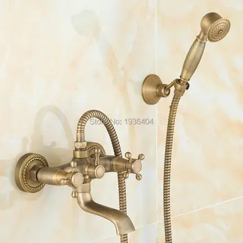 Hot Selling Antique Shower Set Swivel Classic Handshower 2 types water outlet elegant Shower Mixer Taps SF1008