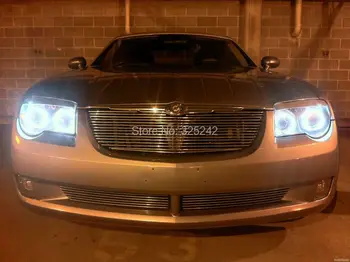For Chrysler Crossfire 2004 2005 2006 2007 2008 Excellent Ultra bright illumination smd led Angel Eyes Halo Ring kit