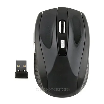 2.4GHz USB Optical Wireless Mouse USB Receiver For Game Computer PC Laptop Desktop MHM365