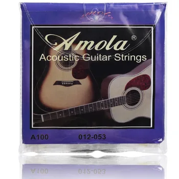 6 strings Amola 010 012 011 Acoustic Guitar Strings Wound Guitar Strings a110 a120 a100
