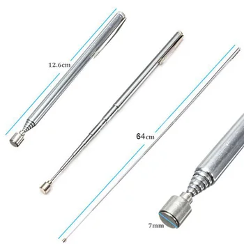 Portable Telescopic Easy Magnetic Pick Up Rod Tool Stick Extending Magnet 10 LB Home Improvement Hardware Magnetic Materials
