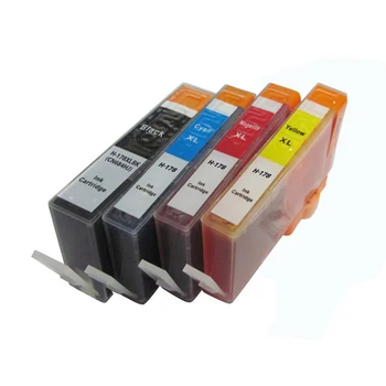 Genie 4pcs ink Cartridge for HP 178 For HP178 CN684HJ for HP Photosmart 5510 5520 6510 6520 B8553 B109a B109n tB110a Full ink