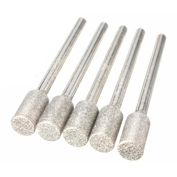 WSFS Hot Kit 5pc Diamond Grinding Drill Bits Milling cutters Rotary Tools
