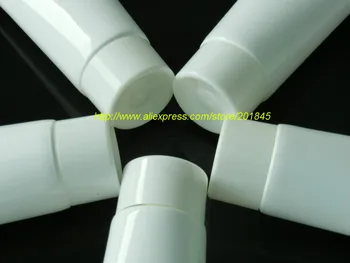 5Pcs Cosmetic Plastic Hose Cleanser Emulsion Packing Bottle White Glossy Tube / Hoses Cream Lotion Bottle