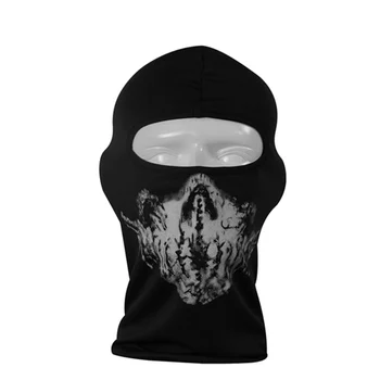 Men Women Skull Mask Full Face Neck Coverage Headgear Motorcycle Protect Cap GH56