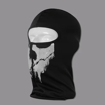 Men Women Skull Mask Full Face Neck Coverage Headgear Motorcycle Protect Cap GH56
