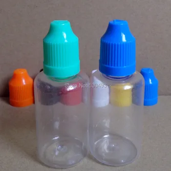 11pcs Empty 30ml Plastic Dropper Bottle Eye Drop Bottle With Childproof Cap and Long Tip For E Liquid Needle Bottle