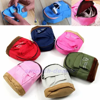 1Pc Fashion Portable Backpack Coin Bag Wallet Hand Pouch Purse for Women Lady Men Gift