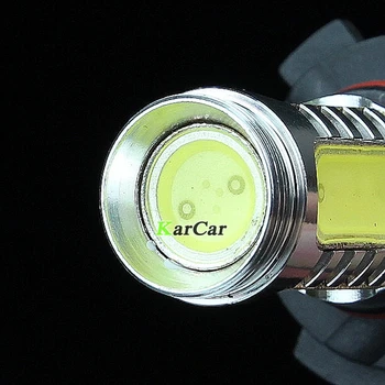 7.5W 9005 HB3 5 COB Chip with Lens Super Bright LED Car Fog Headlight Day Running Main Beam Light Bulb Lamp White