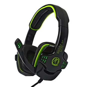 2016 New Brand M170 Over-ear Game Gaming Headphone Headset Earphone Headband with Mic Stereo Super Bass LED Light for PC Game