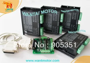 Promotion of Wantai !!! Ship from USA 4Axis Nema 34 Stepper Motor with 892OZ-In &Control CNC