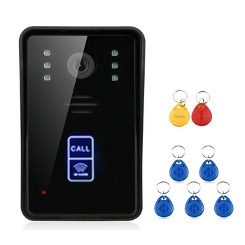 7 Inch Video Door Phone Door Intercom Wired Video Intercom With Electric Strike Intercom Door With Electric Lock