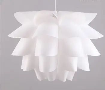 Modern white PP Lotus shape lamp pe light pendent lighting bedroom Chandelier
