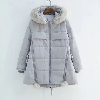 New 2016 winter jacket women Long Casual Womens Parkas Raccoon Fur Collar Female Hooded Coat Plus Size Female Parka Warm Outwear