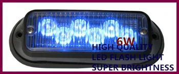 DC12V,6W Led car surface mount warning lights, grill emergeny light,18flash, waterproof, 2pcs/1lot