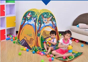 Large Play Tents for Children Birthday Gift , Cartoon Pattern Playhouse Tent Outdoor and Indoor Toy