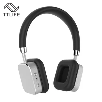 TTLIFE A900BL Bluetooth Headphones Wireless Smart 3D Surround Stereo Sound Headband With Mic Comfortable skin-friendly earmuffs