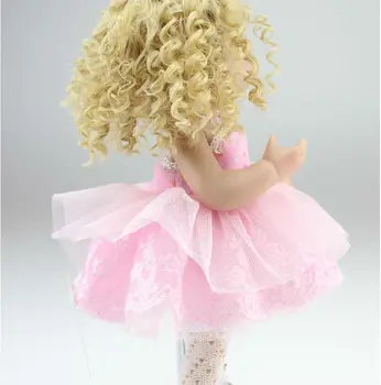 25 cm Lifelike Baby Doll Plaything Toys for Girls Children Gifts,10 Inch Mini Vinyl Doll Girls Doll with Clothes Gold Hair