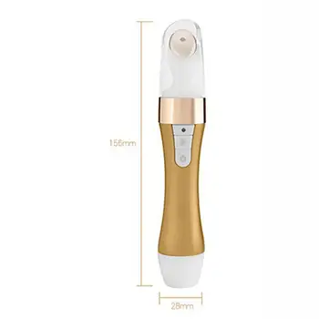 Eye Infrared Light Massage Stick Eyes Anti-wrinkle Pen Vibration Beauty Pen (Golden)