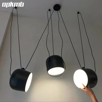 Original drum pendant light 1/2/3/5/6 personality modern pendant lamp clothing store window lamps