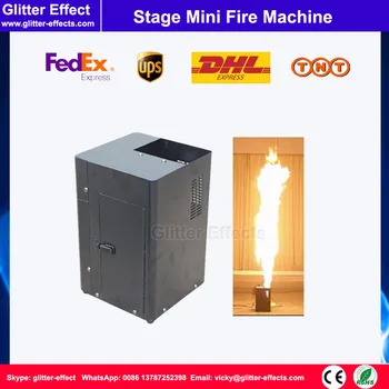 Stage party show Special Effect DMX square Minil flame projector DJ night club small fire machine
