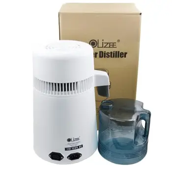 Olizee 4L Stainless Steel Pure Water Distiller Water Filter Distilled Water Stainless