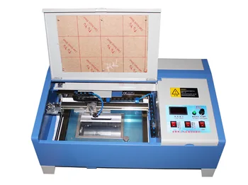 Newest LY 3020M 40W CO2 Digital laser cutting machine, laser cutter machine with honeycomb, Russia free tax