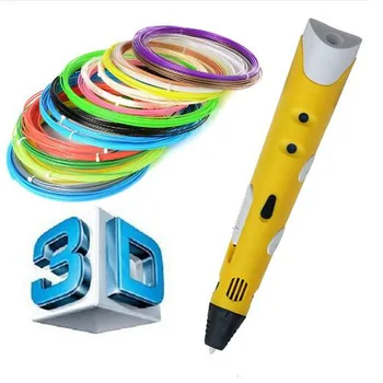 Creative Pen 1.75mm ABS/PLA DIY Smart 3D Pen 3D Printing Pen With PLA Filament Intelligence Toy For Kid Design Painting Drawing