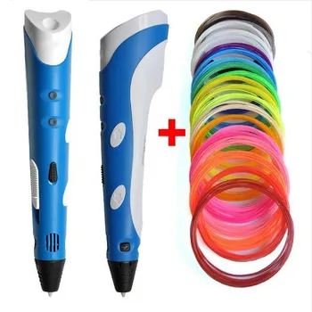Creative Pen 1.75mm ABS/PLA DIY Smart 3D Pen 3D Printing Pen With PLA Filament Intelligence Toy For Kid Design Painting Drawing