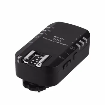 2* WS-16C 2.4GHz Wireless E-TTL 1/8000S Flash Trigger Transceiver for YONGNUO YN-622C II for Canon 1100D 1000D 650D 600D