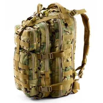 2016 New Style 35L Waterproof Hiking Camping Camouflage Backpack Outdoor Sports Bag with YKK Zipper for Men and Women