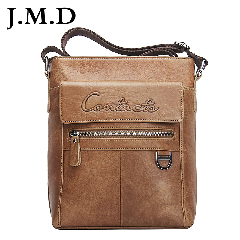 J.M.D Famous Brands Genuine Leather Messenger Bags Crossbody Bag Briefcase Designer Shoulder Bag