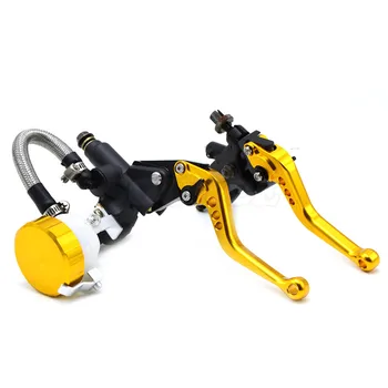 Motorcycle CNC Aluminum Adjustable brake clutch lever& brake pump For Ducati ST4/S/ABS 2004 2005 2006