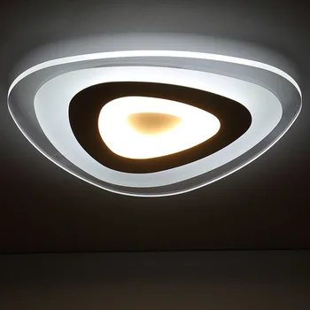 New Ultra thin modern LED ceiling lights Creative arc triangle acrylic lamp home flush mount ceiling lights deckenleuchten