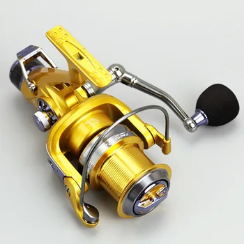 Yumoshi 10+1 Ball Bearing 5.2:1 Spinning Fishing Reels with Full Metal Body Smooth Carp Spinning Reel Fishing Tackle