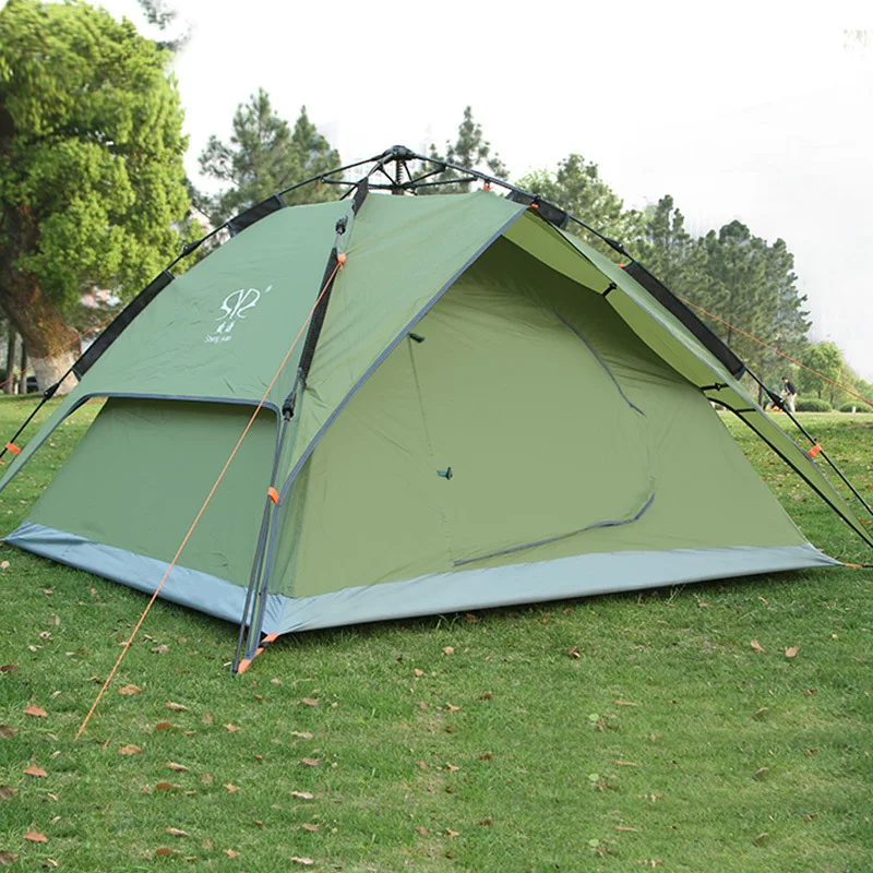 230*180*130cm 3-4 Person Camping Tents Waterproof Automatic Tents Speed Open Pop Up Windproof Beach Camping Tent Large Space