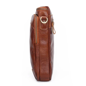 J.M.D Genuine Leather Men Bags Business Male Messenger Bag Designer Handbags Brand Crossbody Shoulder Bag