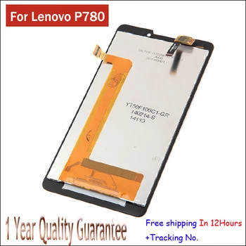 In Stock! Original LCD Display Touch Digitizer Screen Panel Assembly Complete For Lenovo P780 Test ok+Tracking Code