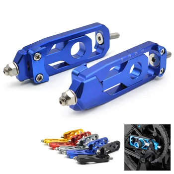 CNC Motorcycle Accessories Rear Axle Spindle Chain Adjuster Blocks chain adjuster tensioners For Yamaha MT-09 FZ-09 MT 09 FZ 09